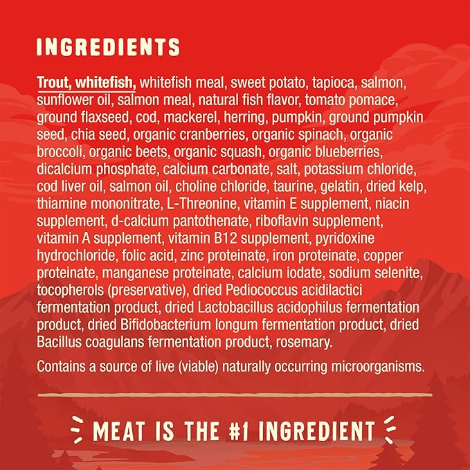 Stella & Chewy's Wild Red Dry Dog Food Raw Coated High Protein Grain & Legume Free Ocean Recipe, 3.5 lb. Bag