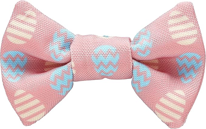 Pearhead Easter Egg Pet Bowtie, Holiday Pet Costume, Slide-On Collar Dog Bow Tie, Dog and Cat Apparel, Pet Accessory, XS/S