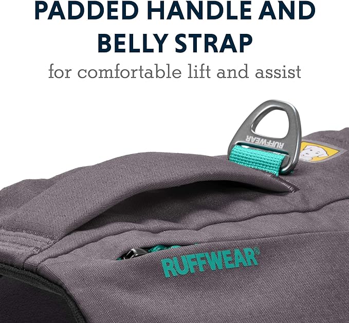 Ruffwear, Switchbak Dog Harness, Pack & Harness Hybrid for Day Trips & Everyday Use, Granite Gray, X-Small