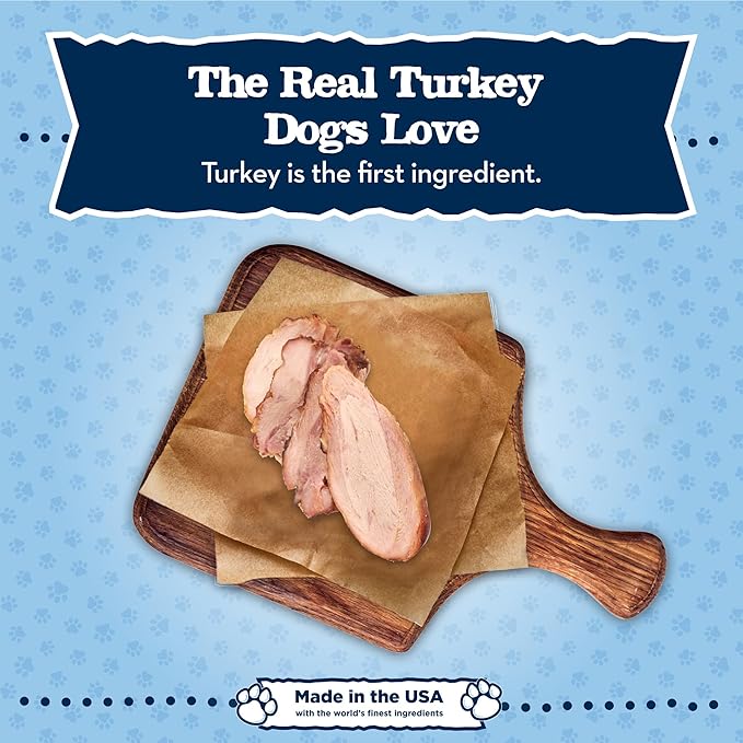 Blue Buffalo Baby BLUE Healthy Growth Formula Grain Free High Protein, Natural Puppy Wet Dog Food, Turkey and Potato Recipe 12.5-oz Cans (Pack of 12)