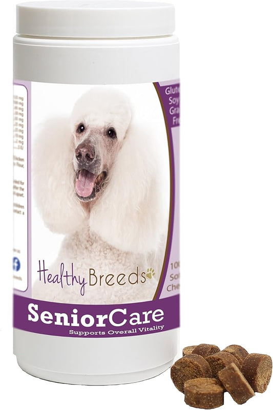 Healthy Breeds Poodle Senior Dog Care Soft Chews 100 Count