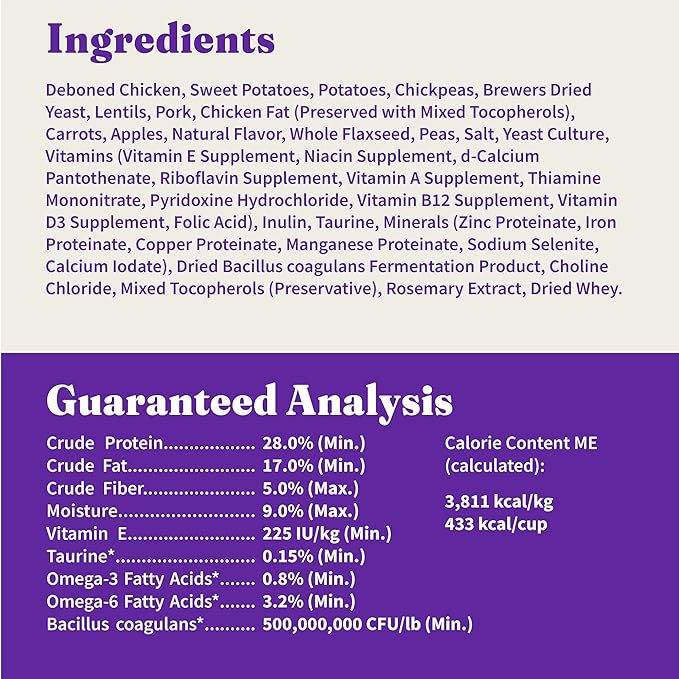 Halo Holistic Small Breed Grain Free Cage-free Chicken & Sweet Potato Recipe 3.5 lb