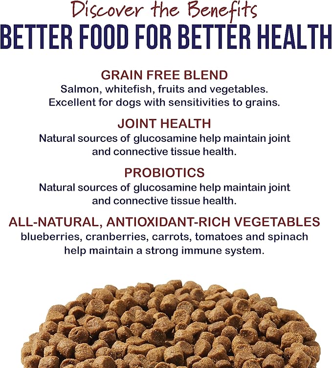 Best Breed Dr. Gary's Grain Free Ocean Recipe Slow-Cooked in USA, Natural Dry Dog Food for All Breeds and Sizes, 26lbs.