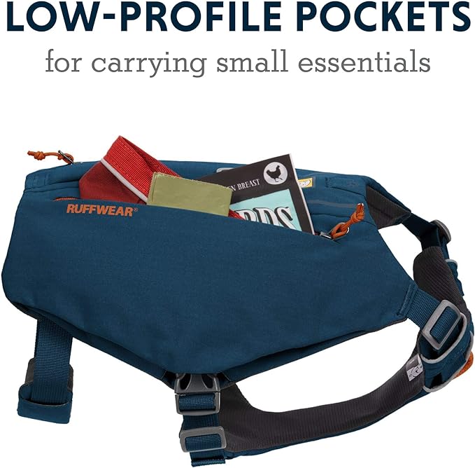 Ruffwear, Switchbak Dog Harness, Pack & Harness Hybrid for Day Trips & Everyday Use, Blue Moon, X-Small