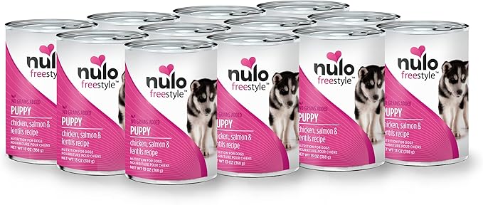 Nulo Freestyle All Breed Wet Canned Dog Food for Puppies, Premium All Natural Grain-Free, High Animal-Based Protein