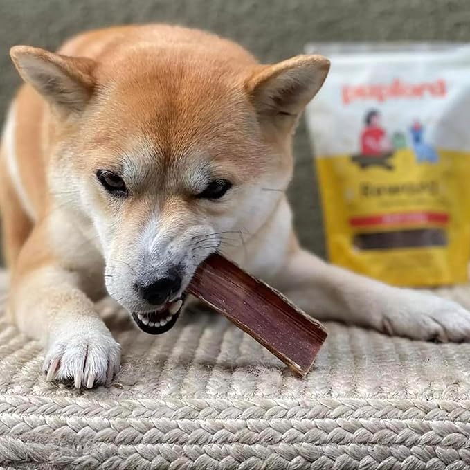 Pupford Beef Jerky Treats for Dogs for Large & Small Dogs of All Ages | Made in USA, 100% Real Meat & No Fillers | Dogs Love These Tasty Dog Snacks (Beef 4 oz)