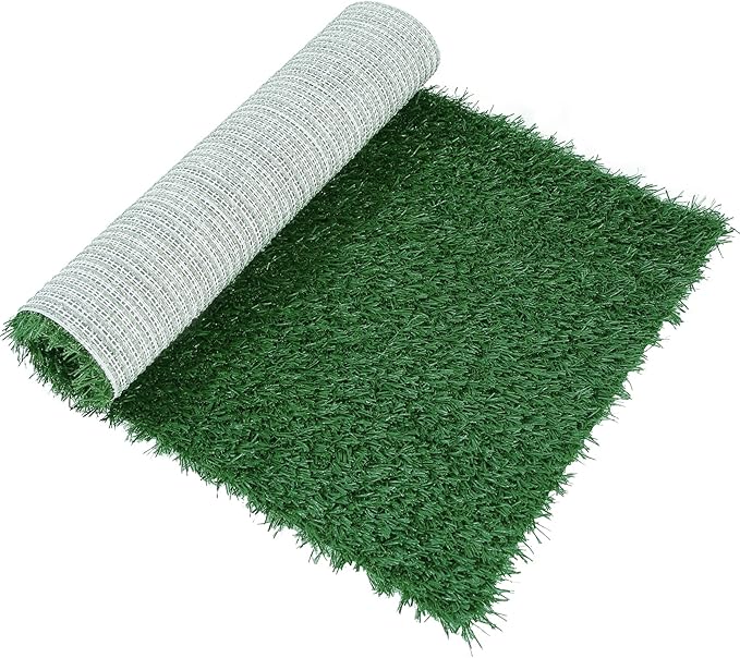 Replacement Dog Grass Pee Pad for Potty Training, Large Artificial Grass Patch for Potty Tray, Reusable & High Drainage - 33x33 Inches