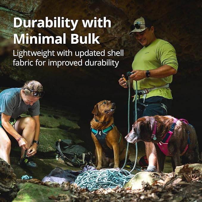 Ruffwear, Flagline Dog Harness, Lightweight and Reflective, No Pull Dog Lift Harness for Hiking, Running and Everyday Use, Blue Dusk, XX-Small