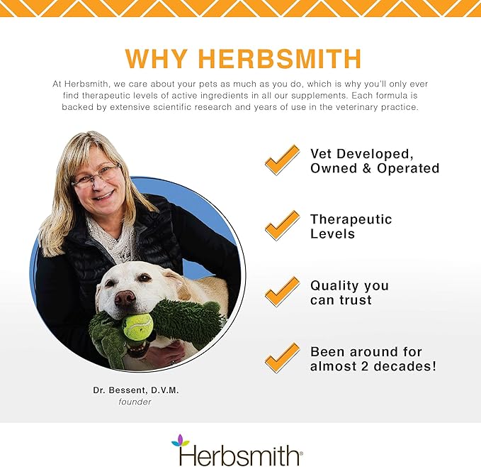 Herbsmith Scooter’s Butt Bars - Anal Gland and Bowel Support with Pumpkin Fiber for Dogs- Digestive Aid for Dogs - Dog Fiber Bars - Mini Bar