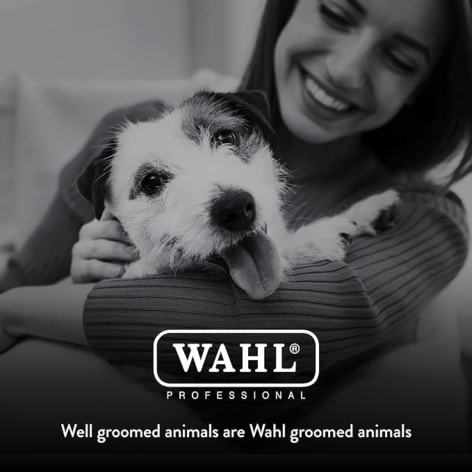 Wahl Professional Animal Chromado Lithium Pet, Dog, Cat, & Horse Corded/Cordless Clipper Kit - White & Rose Gold