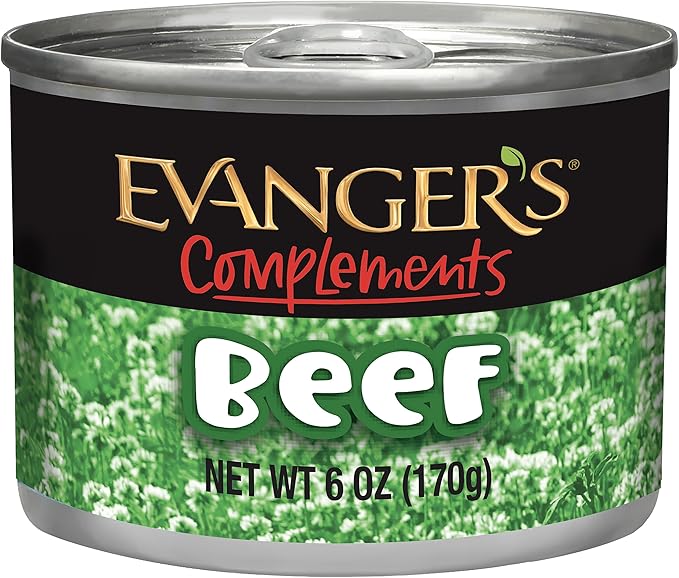 Evanger's Grain Free Beef For Dogs & Cats - 24, 6 oz cans