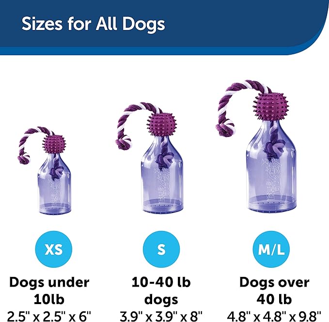 PetSafe Busy Buddy Tug-A-Jug Dog Toy – Slow Feeder and Trainer – Small