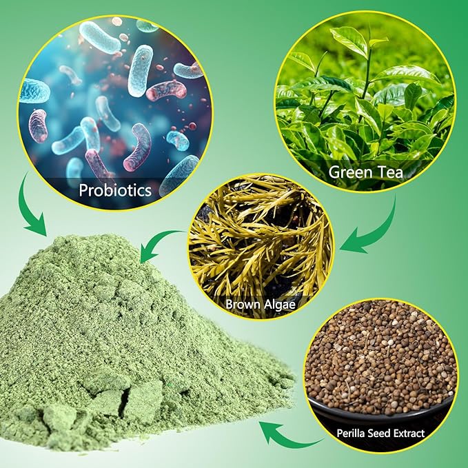 Dog Dental Care Powder,Dog Teeth Cleaning Powder,Dog Plaque and Tartar Remover and for Bad Breath,Help Overall Dog Oral Care,Ideal for Mouth, Teeth and Gum Health