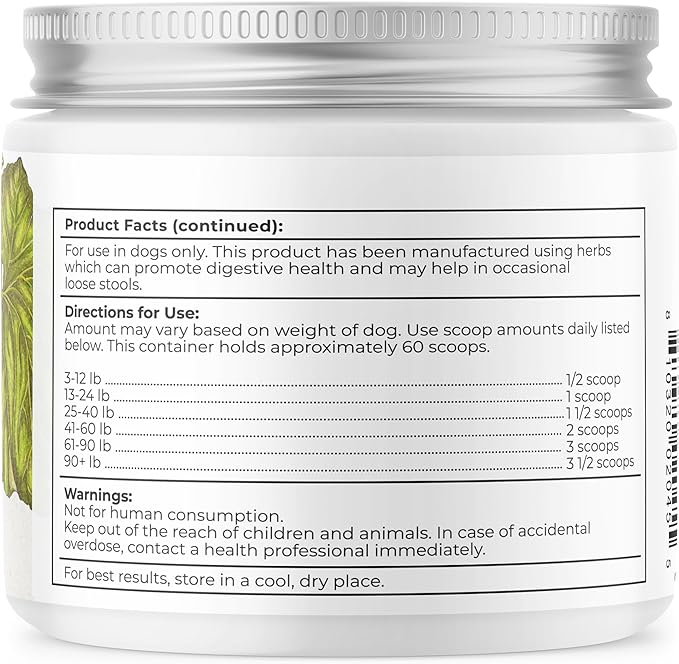 Dr. Harvey's Runs Be Done Anti-Diarrheal Digestive Tract Supplement for Dogs (7 Ounces)