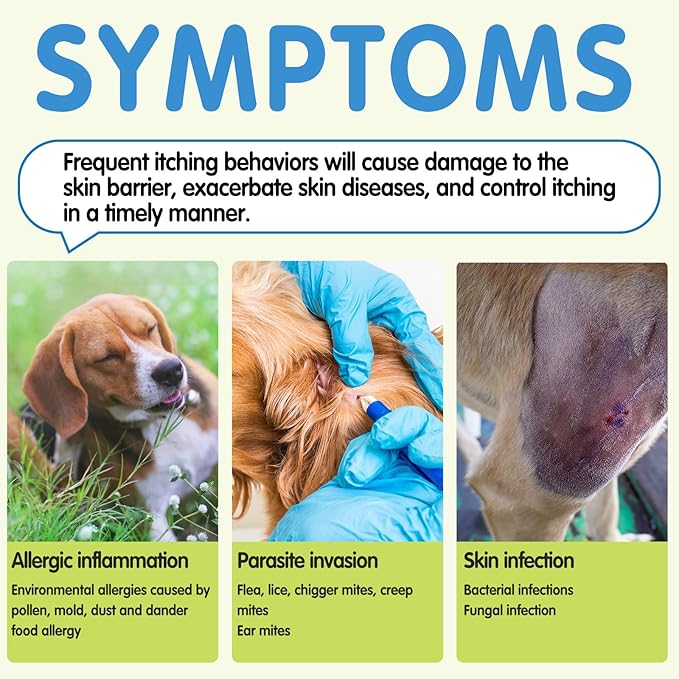 Allergy Relief Dog Treats w/Omega 3 + Pumpkin + Enzymes, Dog Allergy Relief Chews, Itch Relief for Dogs, Anti-Itch Treats - Skin & Coat + Immune Digestive Supplement