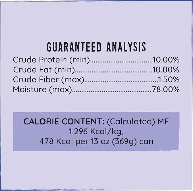 HOUND & GATOS Wet Dog Food, 98% Lamb, Chicken & Salmon, case of 12, 13 oz cans (Pack of 2)
