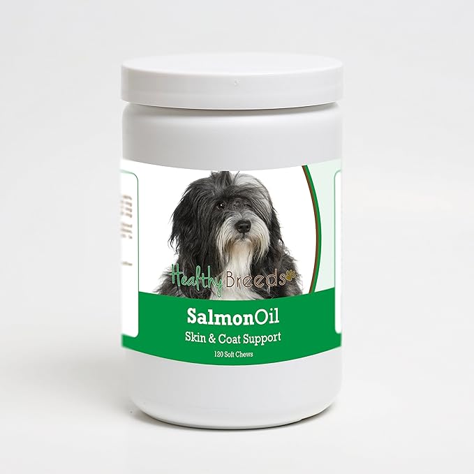 Healthy Breeds Lhasa Apso Salmon Oil Soft Chews 120 Count
