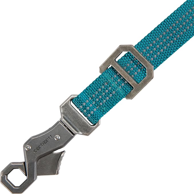 Carhartt Pet Durable Nylon Webbing Leashes for Dogs, Reflective Stitching for Visibility, Shaded Spruce, Large