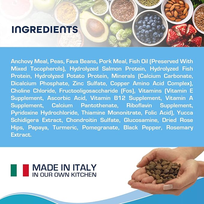 Forza10 Sensitive Joint Support Dog Food, 25 Pound Bag Mobility Support Dog Food, Fish Flavor Dry Dog Food Joint Support, Grain Free Dog Glucosamine Chondroitin for Mobility Arthritis Joint Issues