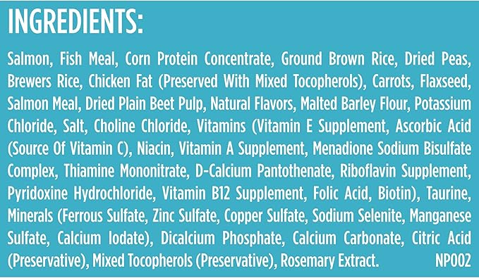 Rachael Ray Nutrish Premium Natural Dry Cat Food with Added Vitamins, Minerals & Other Nutrients, Real Salmon & Brown Rice Recipe, 3 Pound Bag