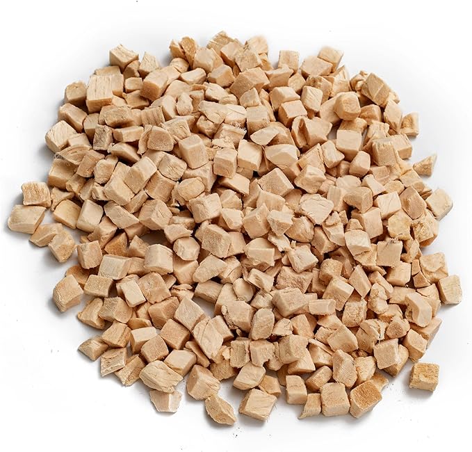 Freeze Dried Chicken Breast Dog Treats 8 oz, Raw Single Ingredient, Natural Healthy High Value, Gluten Free, Grain Free, High Protein