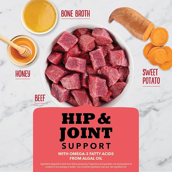 ACANA Chewy Strips Hip & Joint Support Beef Recipe, Dog Treat 4oz