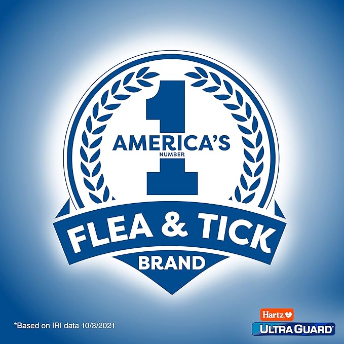 Hartz UltraGuard Plus Topical Flea & Tick Prevention for Dogs and Puppies - 31-60 lbs, 3 Monthly Treatments
