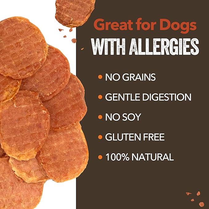 Gaines Family Farmstead Turkey Tendon Chips for Dogs, All-Natural, Grain-Free, Soy-Free, Dye-Free, Healthy Dog Treats for All Ages & Breeds, Puppies, Made in USA, 5 oz