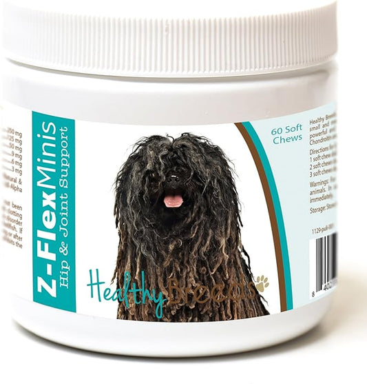 Healthy Breeds Pulik Z-Flex Minis Hip and Joint Support Soft Chews 60 Count