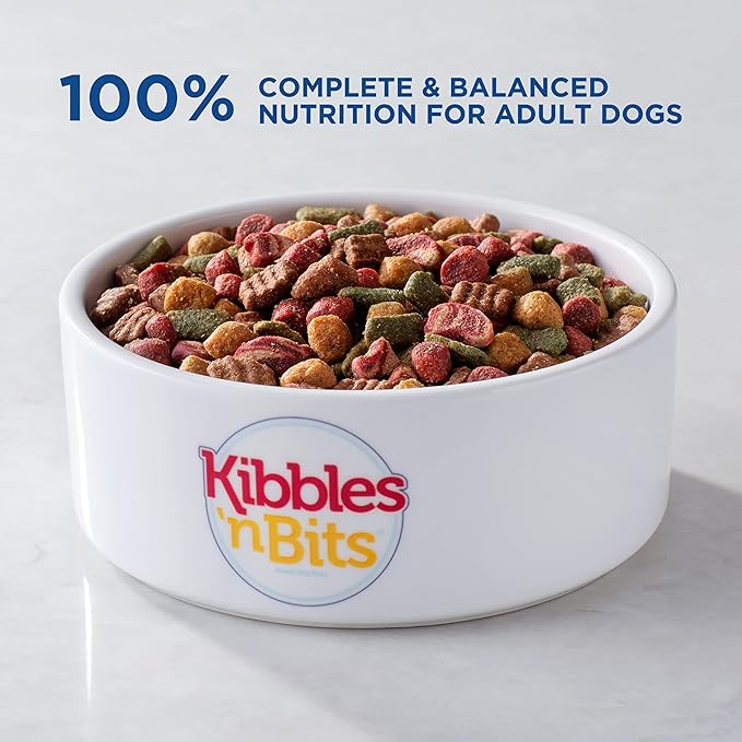 Kibbles 'N Bits Original Savory Beef & Chicken Flavors Dry Dog Food, 16 Pound Bag