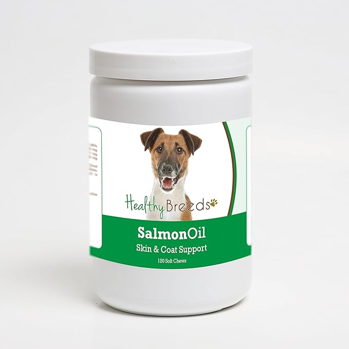 Healthy Breeds Smooth Fox Terrier Salmon Oil Soft Chews 120 Count