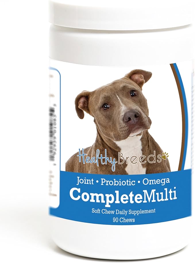 Healthy Breeds Pit Bull All in One Multivitamin Soft Chew 90 Count