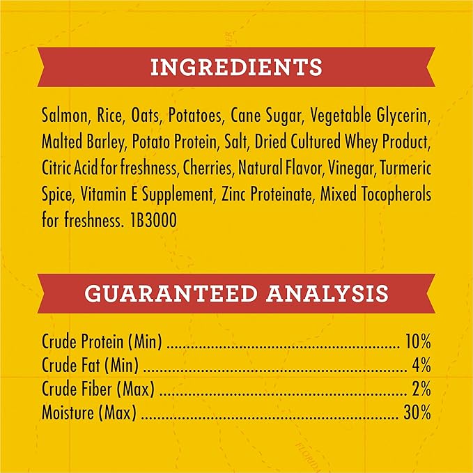 Zuke’s Mini Naturals Soft Dog Treats for Training, Soft and Chewy Dog Training Treats with Salmon Recipe