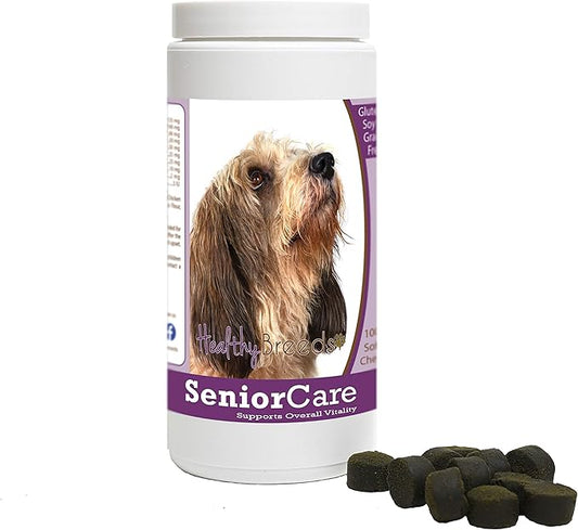 Healthy Breeds Petits Bassets Griffons Vendeen Senior Dog Care Soft Chews 100 Count