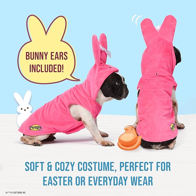 Peeps for Pets Peeps Bunny Costume for Dogs, Small | Halloween and Easter Costume for Small Dogs | Pet Costume Available in A Variety of Sizes, Please See Sizing Chart for More Details
