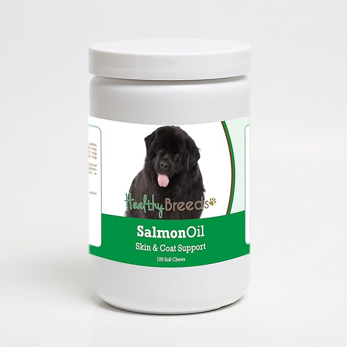 Healthy Breeds Newfoundland Salmon Oil Soft Chews 120 Count