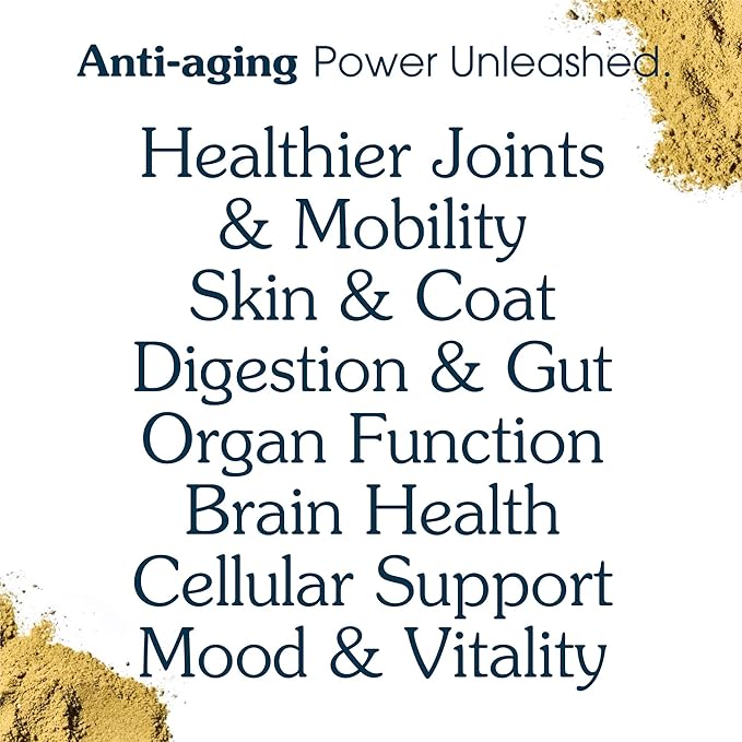 All-in-One Dog Supplement for Wellness and Longevity, 63 Ingredients for Joints, Cognition, Mood, Skin, Gut and Organ Health, Small Breeds, Vet-Formulated, Made in USA, Senior Formula for 8+ Years