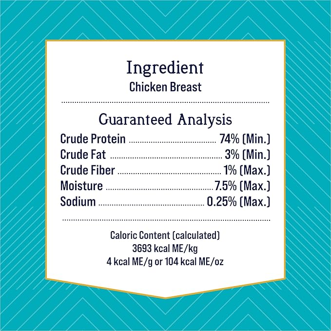 Stewart Freeze Dried Dog Treats, Chicken Breast, 11.5 oz, Grain Free & Gluten Free, Resealable Tub, Single Ingredient, training treat in Beef Liver, Salmon, Chicken Liver & Chicken Breast 4, 14, 21 oz