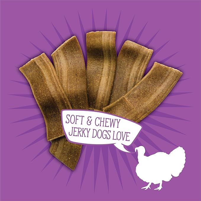 Evolve Grain Free Turkey, Bacon and Egg Flavored Breakfast Strips Dog Treats, 25oz
