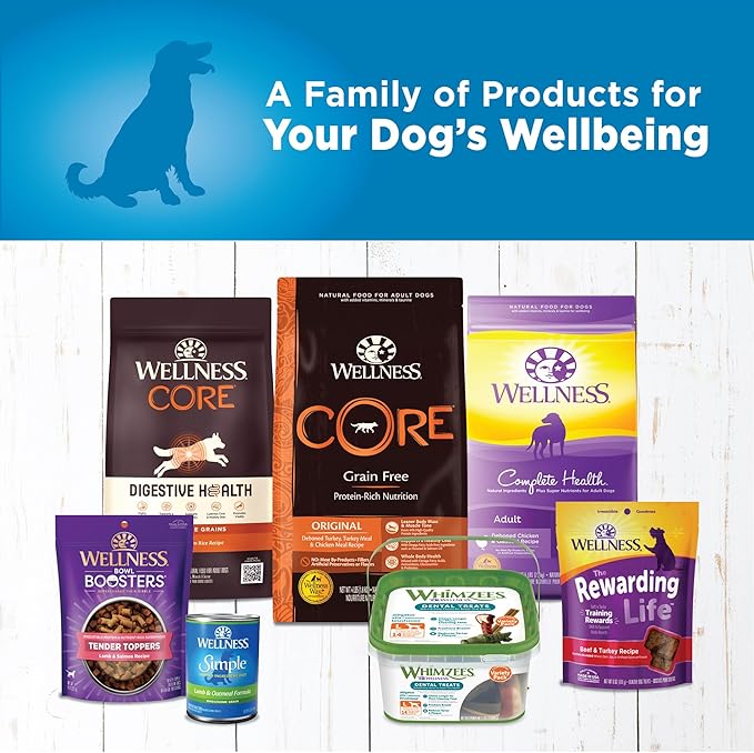 Wellness Simple Natural Wet Canned Limited Ingredient Dog Food, Lamb & Potato, 12.5-Ounce Can (Pack of 12)