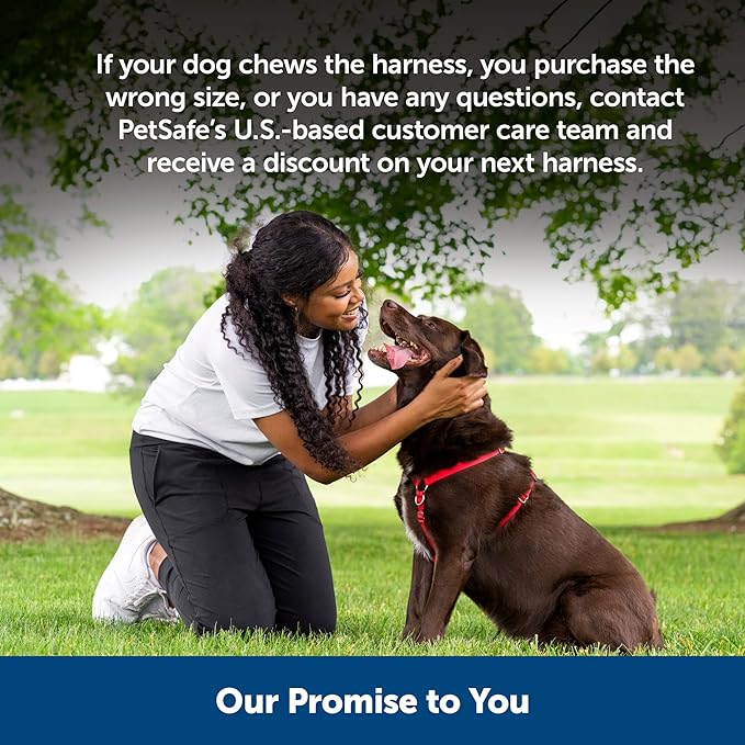 PetSafe Sure-Fit Harness – Five Point Adjustable Dog Harness – from The Makers of The Easy Walk Harness – Medium, Black