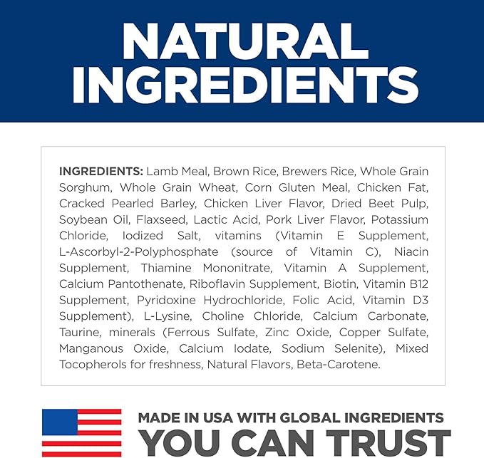 Hill's Science Diet Small & Mini, Adult 1-6, Small & Mini Breeds Premium Nutrition, Dry Dog Food, Lamb & Brown Rice, 4.5 lb Bag