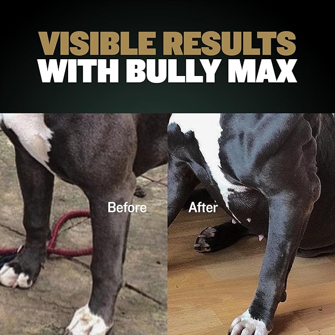 Bully Max Protein Powder for Dogs | Supports Muscle Building & Muscle Gain | #1-Rated Performance Brand Since 2009 | for Dogs of all Ages | 368 Grams