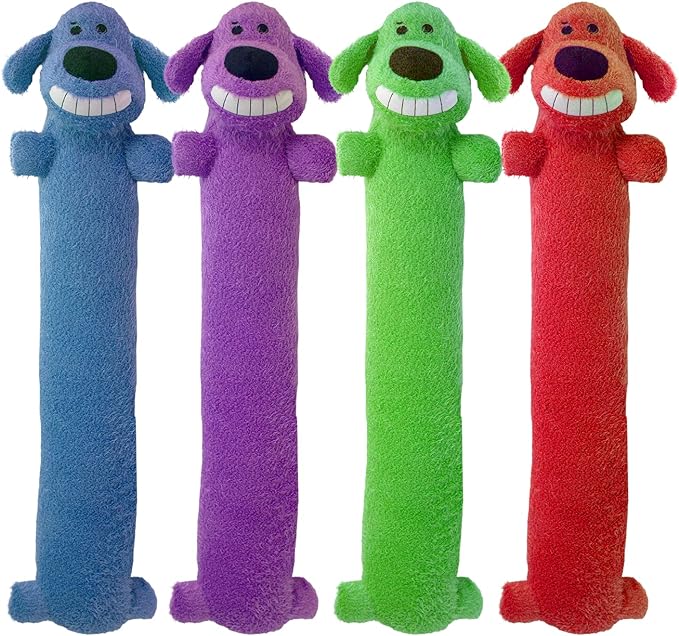 Multipet's Original Loofa Jumbo Dog Toy in Assorted Colors, 24-Inch