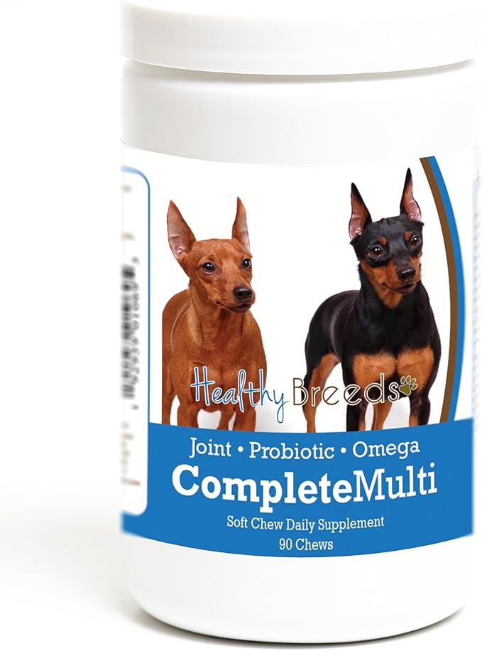Healthy Breeds Miniature Pinscher All in One Multivitamin Soft Chew 90 Count