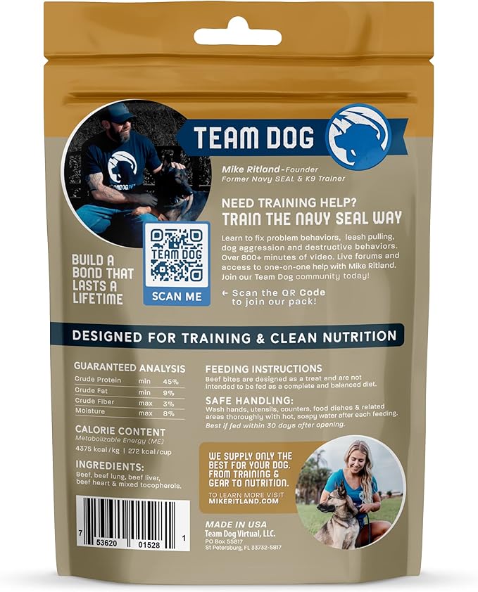 Beef Heart, Lung & Liver Dog Treats, 5.4 Oz, Gluten-Free, Grain-Free Training Treats
