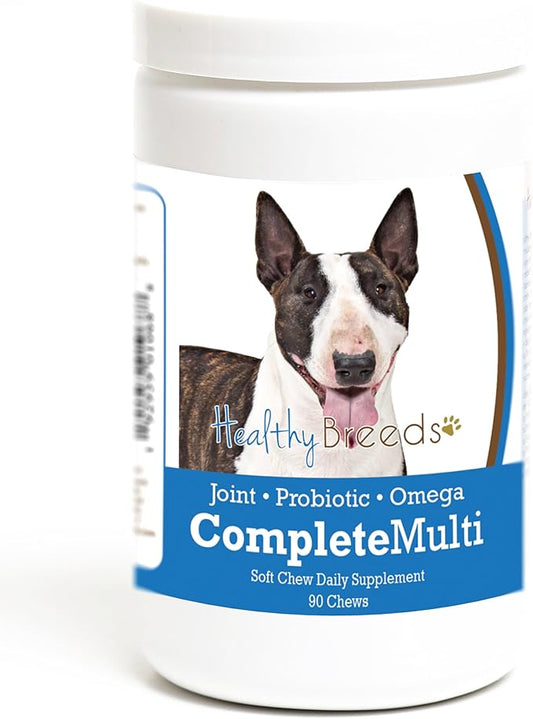 Healthy Breeds Miniature Bull Terrier All in One Multivitamin Soft Chew 90 Count