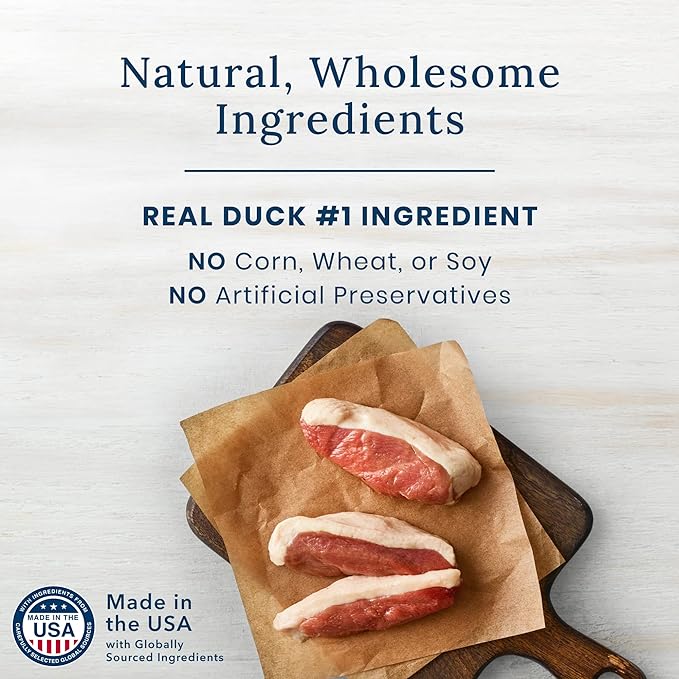 Blue Buffalo Nudges Jerky Cuts Natural Dog Treats, Duck, 10oz Bag