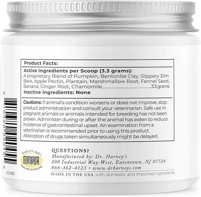 Dr. Harvey's Runs Be Done Anti-Diarrheal Digestive Tract Supplement for Dogs (7 Ounces)