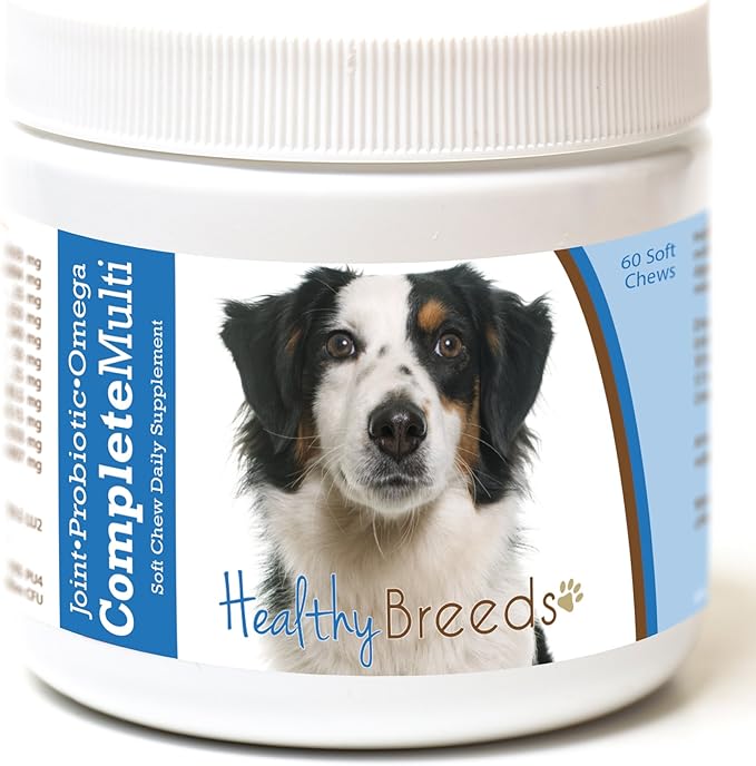 Healthy Breeds Miniature American Shepherd All in One Multivitamin Soft Chew 60 Count